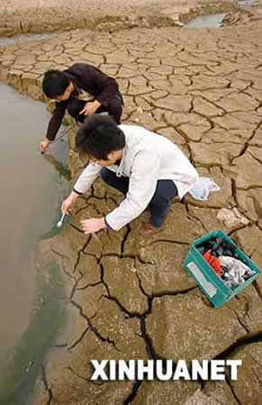 组图:长沙遭遇罕见秋旱