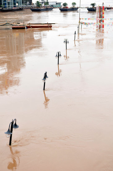 重庆大部地区遭暴雨洪水袭击(图)