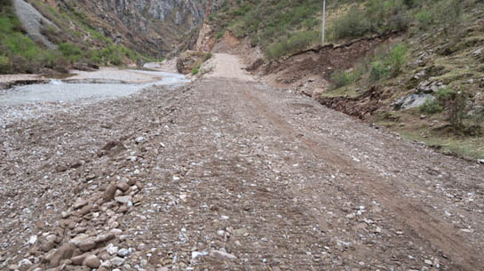 莫洛镇觉龙村公路 “纳荣噶”路段维修 工程完工