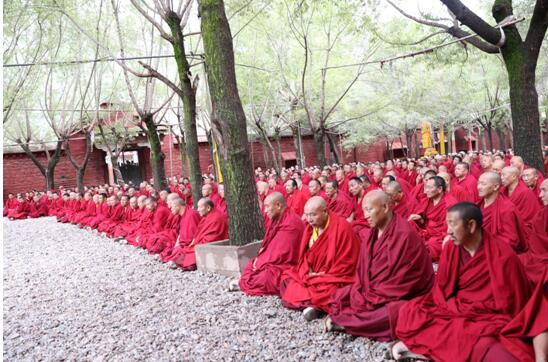 自治区“遵行四条标准争做先进僧尼”宣讲团 在强巴林寺开展宣讲活动